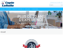 Tablet Screenshot of copielasalle.com